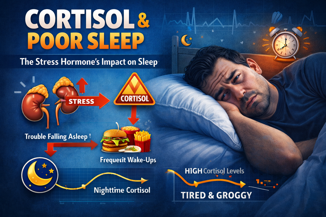 Why You’re Still Tired: How High Cortisol Ruins Your Sleep