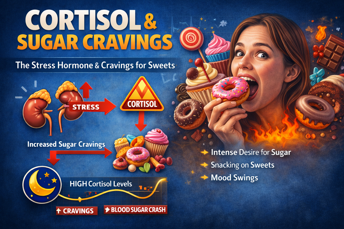 The Stress-Sugar Connection: Why Cortisol Makes You Crave Sweets