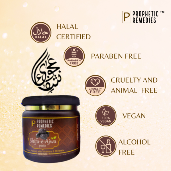 Shifa Ajwa® Paste – With Ajwa Dates, Ajwa Seeds, Black Seed, Honey & Saffron for Health & Wellness