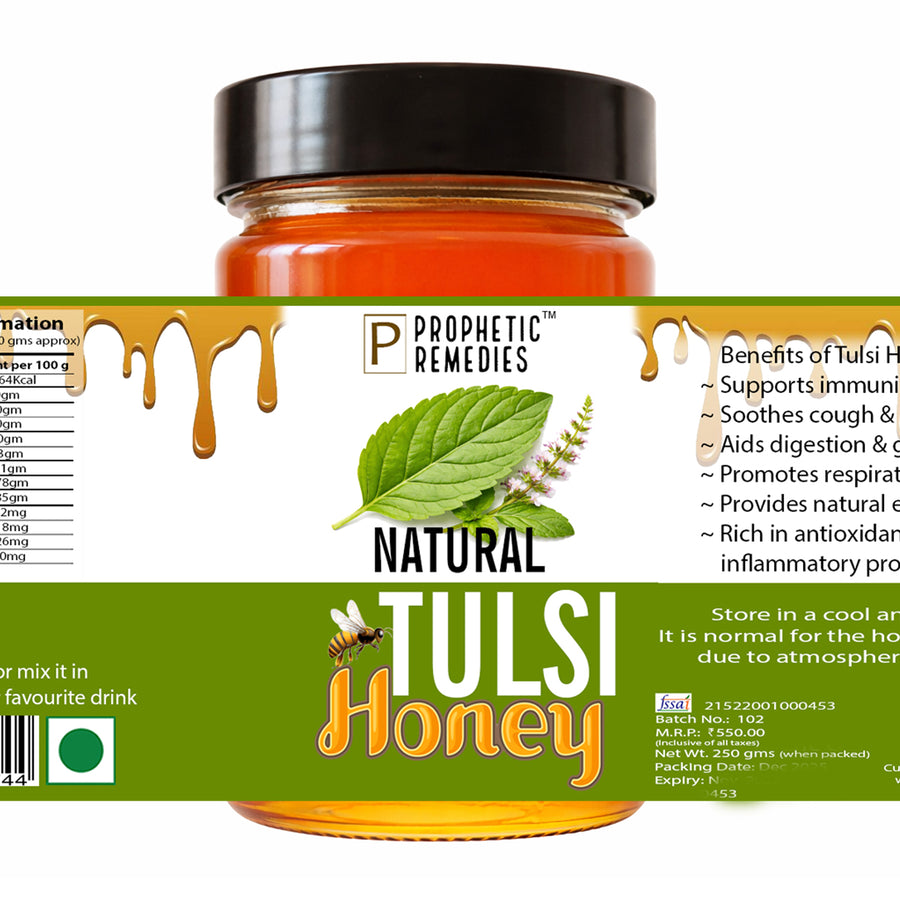Tulsi Honey – Genuine Bee-Sourced Honey from Tulsi Flowers