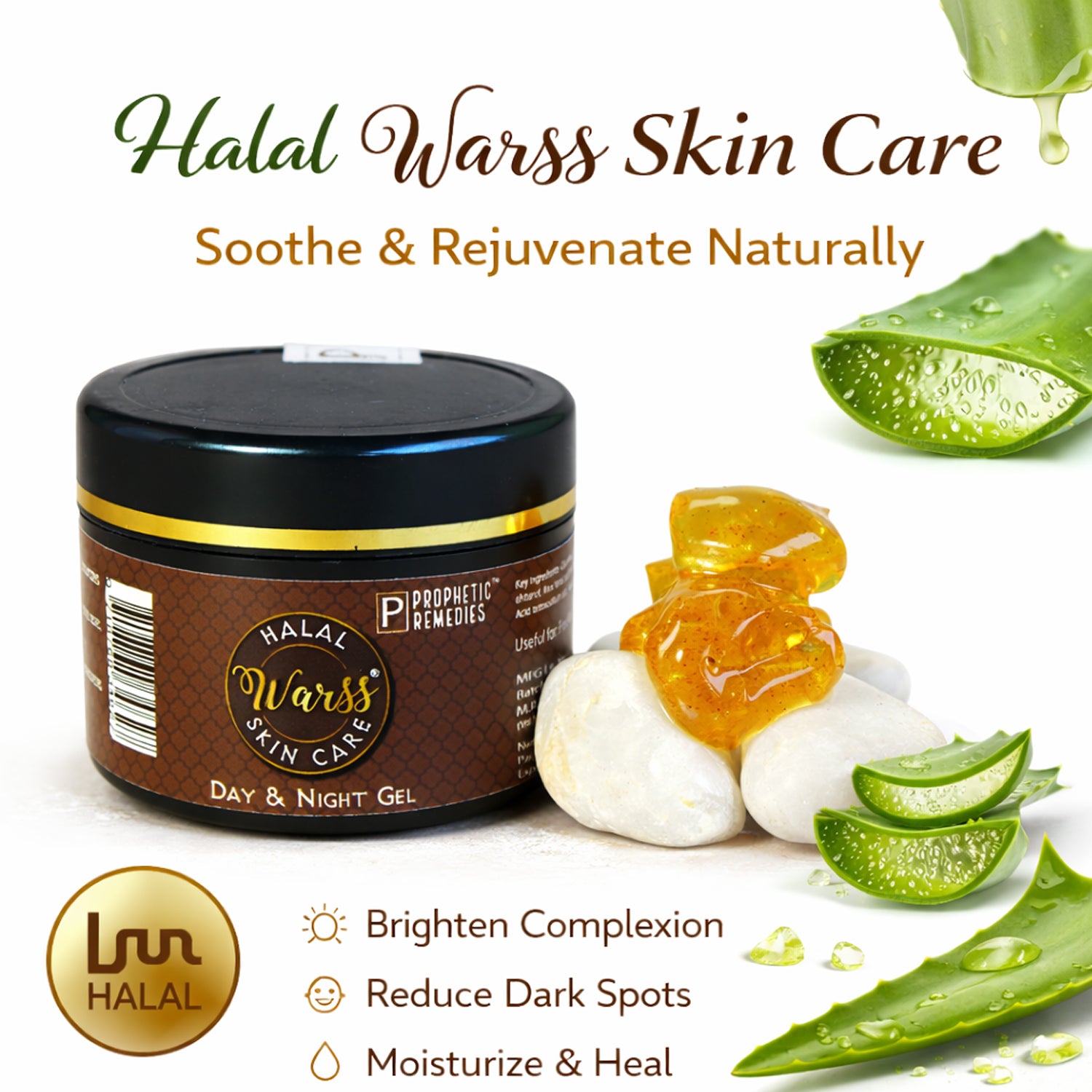 Warss® Aloe Vera gel - Prophetic Remedies Prophetic Remedies Gel.